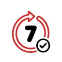 7-Day Return Icon